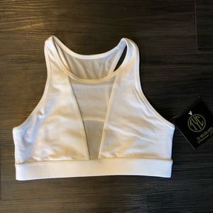 Til You Collapse premium mesh sports bra